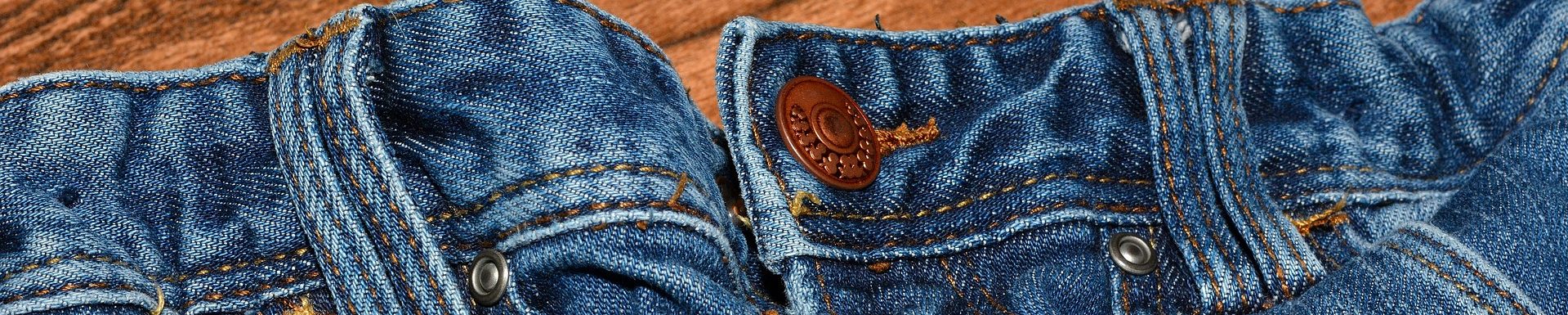 Close-up of blue jeans